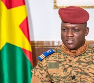 Ibrahim Traore President Transition Burkina 360x320