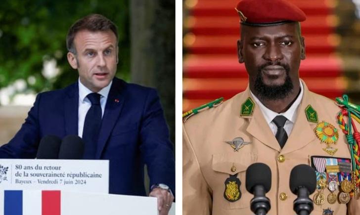 Macron et Doumbouya