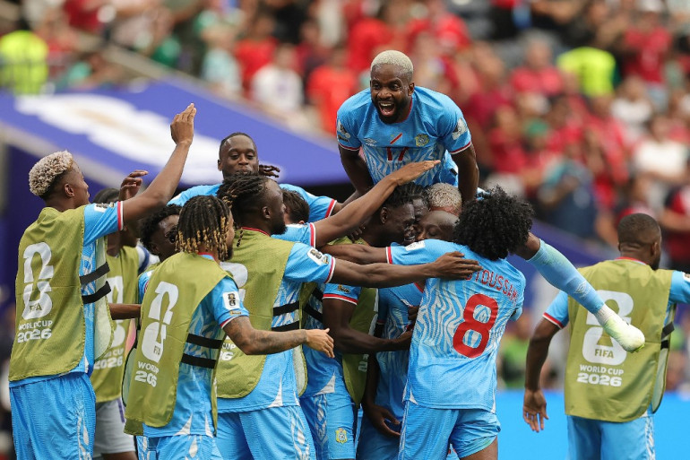 1847765 les leopards de la rdc celebrent l egalisation de yoane wissa face au portugal a la coupe du monde le 17 juin 2026 a houston