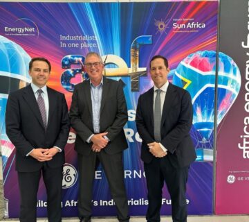 Anzana COO Josiah Brand Convergence Partners Energy Finance Managing Partner Laurentius Human Anzana CEO Brian Kelly at aef2026 1024x768 1 360x320