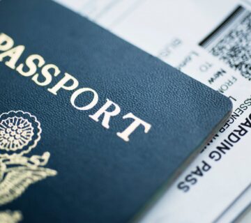 Passport boarding pass GettyImages 114847640 360x320