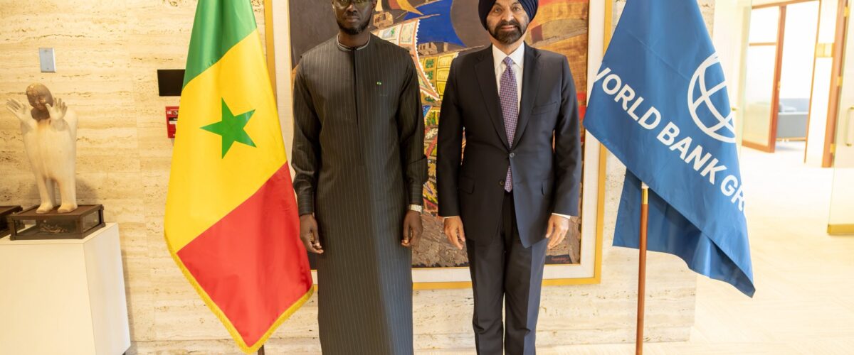 Washington : Bassirou Diomaye Faye obtient le soutien de la Banque mondiale pour les priorités du Sénégal 