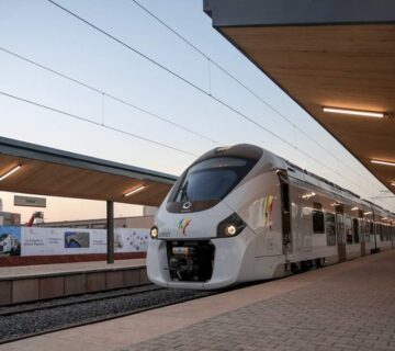 Le TER a la gare de Dakar le 15 janvier 2019 360x320
