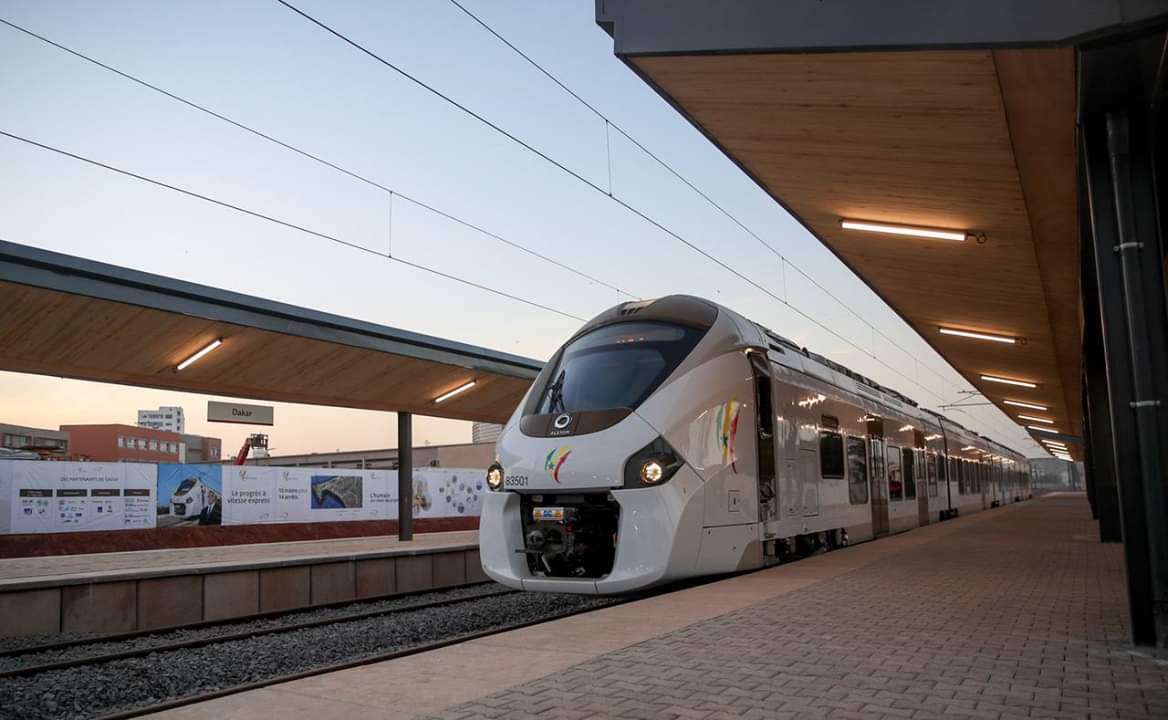 Le TER a la gare de Dakar le 15 janvier 2019