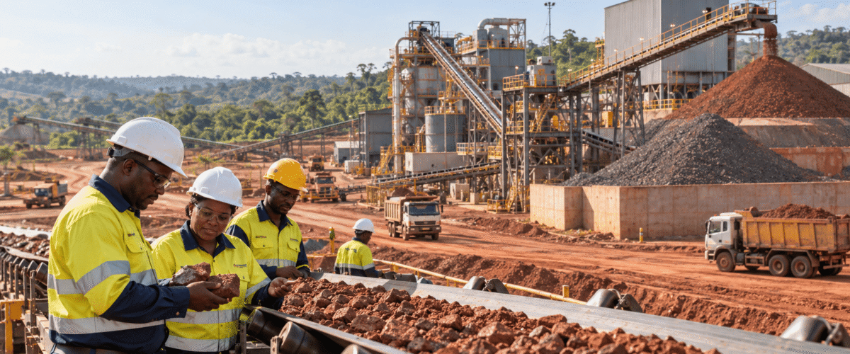 Ghana : vers la fin des exportations de minerais bruts d’ici à 2030