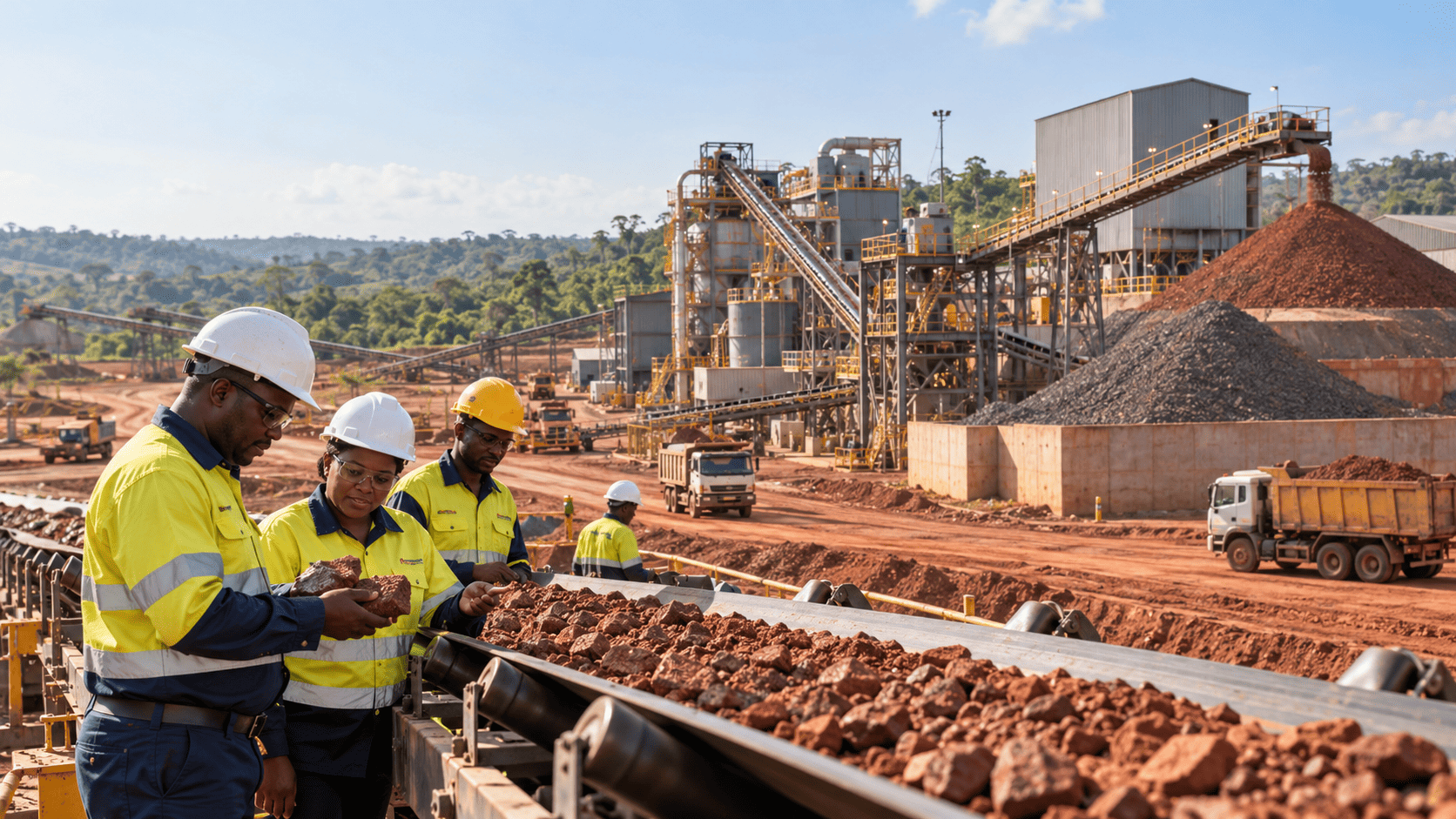 Le Ghana transforme ses minerais localement 1
