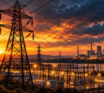 Actualites brouillon auto coucher de soleil sur le reseau electrique scaled 1 360x320